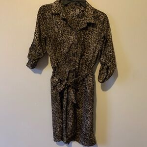 Tacera Animal print dress 006